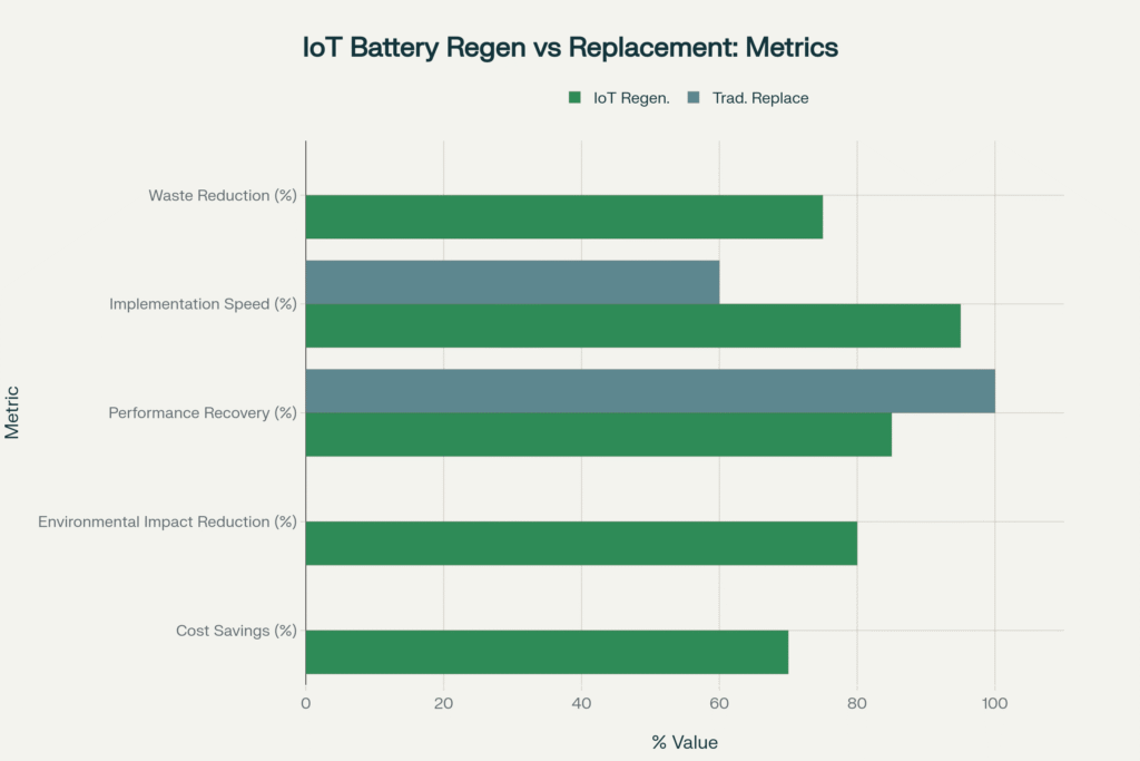 IoT Battery Regeneration vs Traditional Replacement